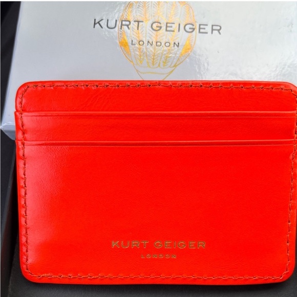 Kurt Geiger Leather Quilted Card Holder - Picture 4 of 4